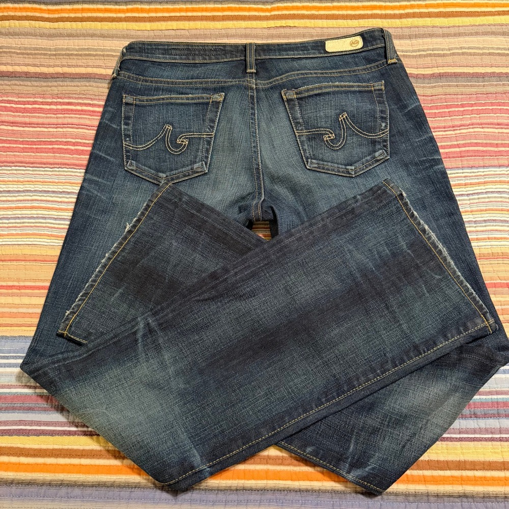 AG Adriano Goldschmied Angel Bootcut Jeans Dark Wash Size 29R Made in USA